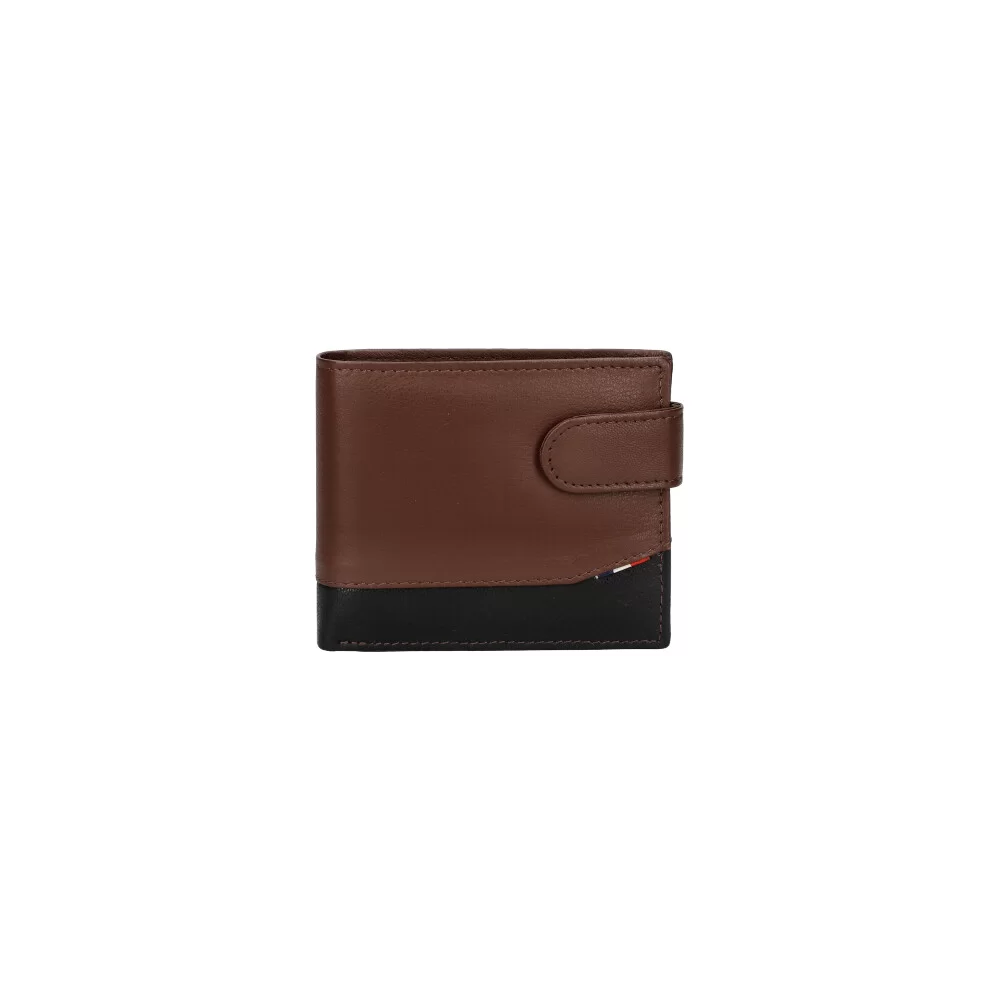 Leather wallet man 510040 - D BROWN - ModaServerPro